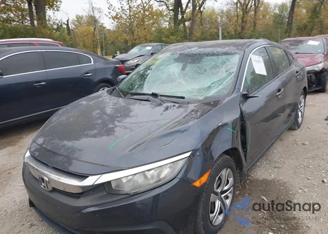 2017 Honda Civic Lx из США, поврежденный, VIN 19XFC2F51HE078614